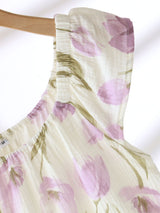 Cotton Tulip Short Sleeve Pajama Set