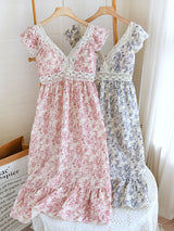 Petal Whisper Lace Nightgown