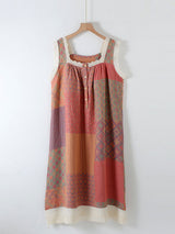 Vintage Patchwork Lace Trim Nightgown