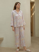 Kafiloe Floral Print Pajama Set