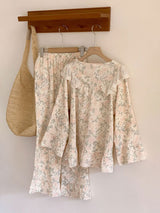 Lace Peter Pan Collar Pajama Set