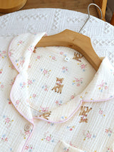 Cute Deer/Goose Cotton Pajama Set