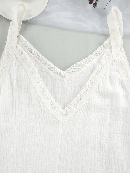 Pure White Camisole Nightgown