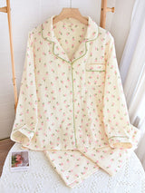 Cotton Tulip Print Pajamas Set