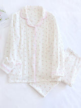 Cotton Floaral Nasuring Pajama Set