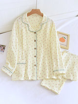 Cotton Floaral Nasuring Pajama Set