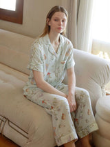 Kafiloe Woodland Story Pajama Set
