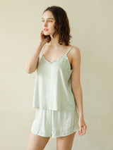 Kafiloe Polka Dot Cami & Shorts Pajama Set