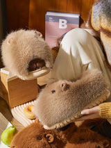 Sleepy Capybara Slippers