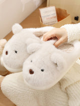 Teddy Ears Plush Home Slippers