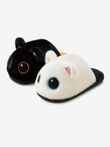 Big Eye Cat Cotton Slippers