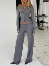 Low-Waist Sweater Set