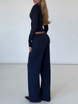 Low-Waist Sweater Set