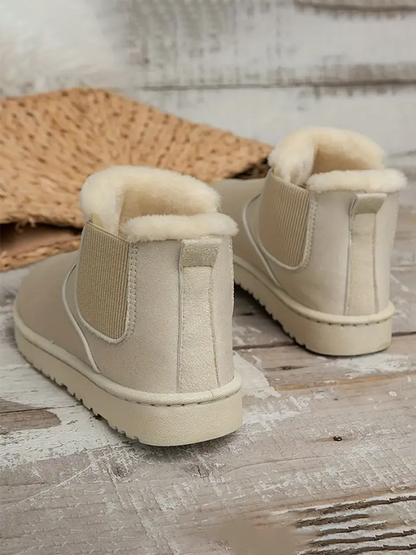 Classic Faux Suede Winter Boots
