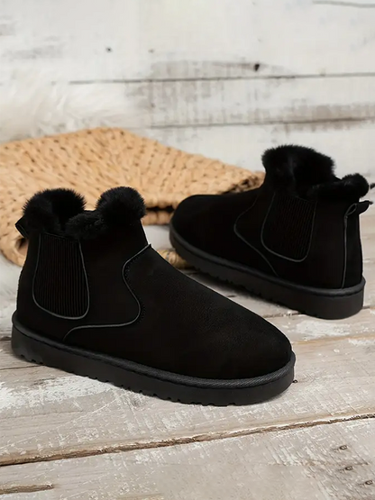 Classic Faux Suede Winter Boots
