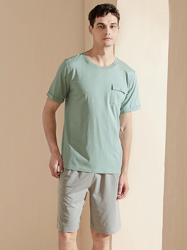 Modal T Shirt Mens Loungewear Set
