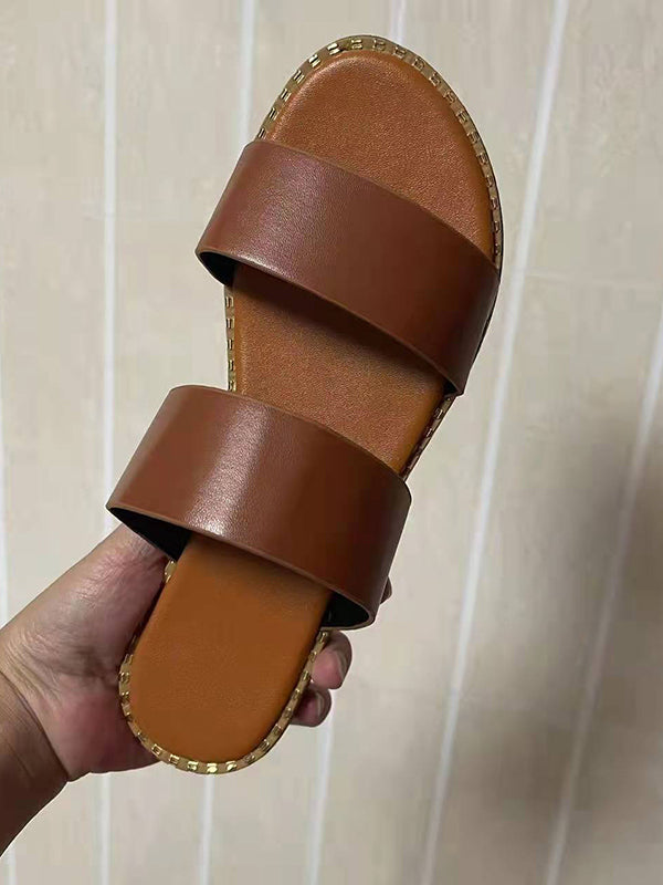 Two Strap Slippers