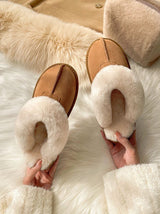 Pantuflas de forro polar suave para botas de nieve