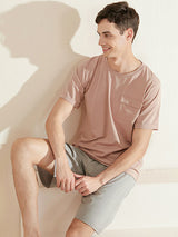 Modal T Shirt Mens Loungewear Set