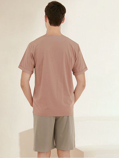 Modal T Shirt Mens Loungewear Set