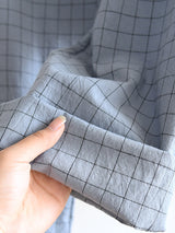 Plaid Couple Cotton Pajamas Set - Kafiloe