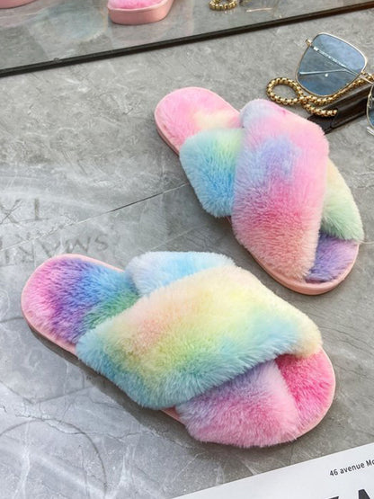 Cross Bands Slippers
