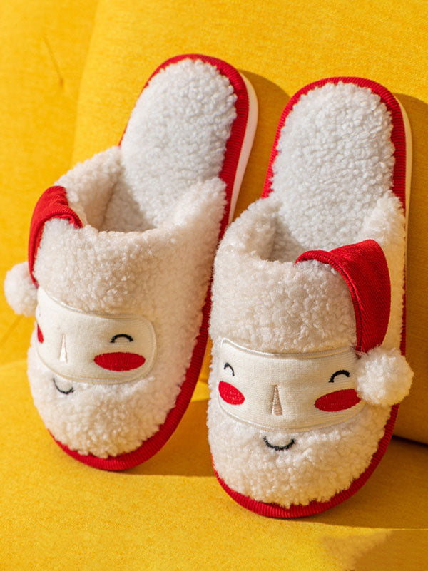 Christmas Cartoon Household Cotton Slippers