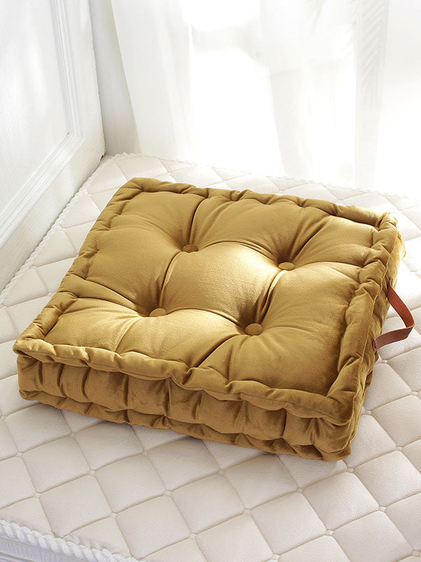 Thick Square Velvet  Floor Cushion
