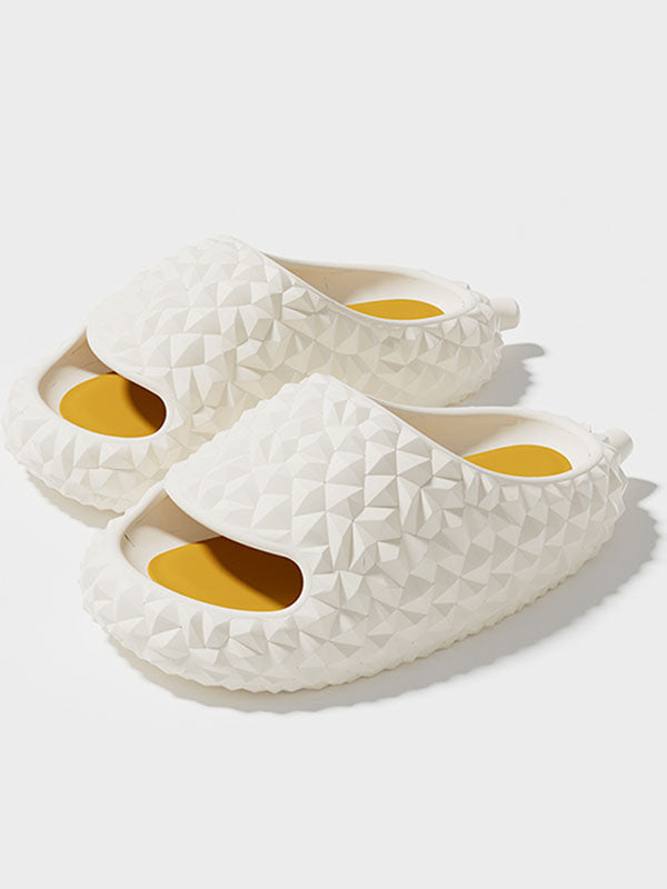 Durian Funny Thick Bottom Couple Slippers